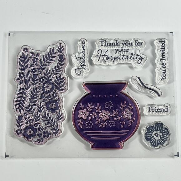 Stampin' Up! Paper Pumpkin June 2023 WELCOME INN Stamp Set Only - Picture 1 of 1